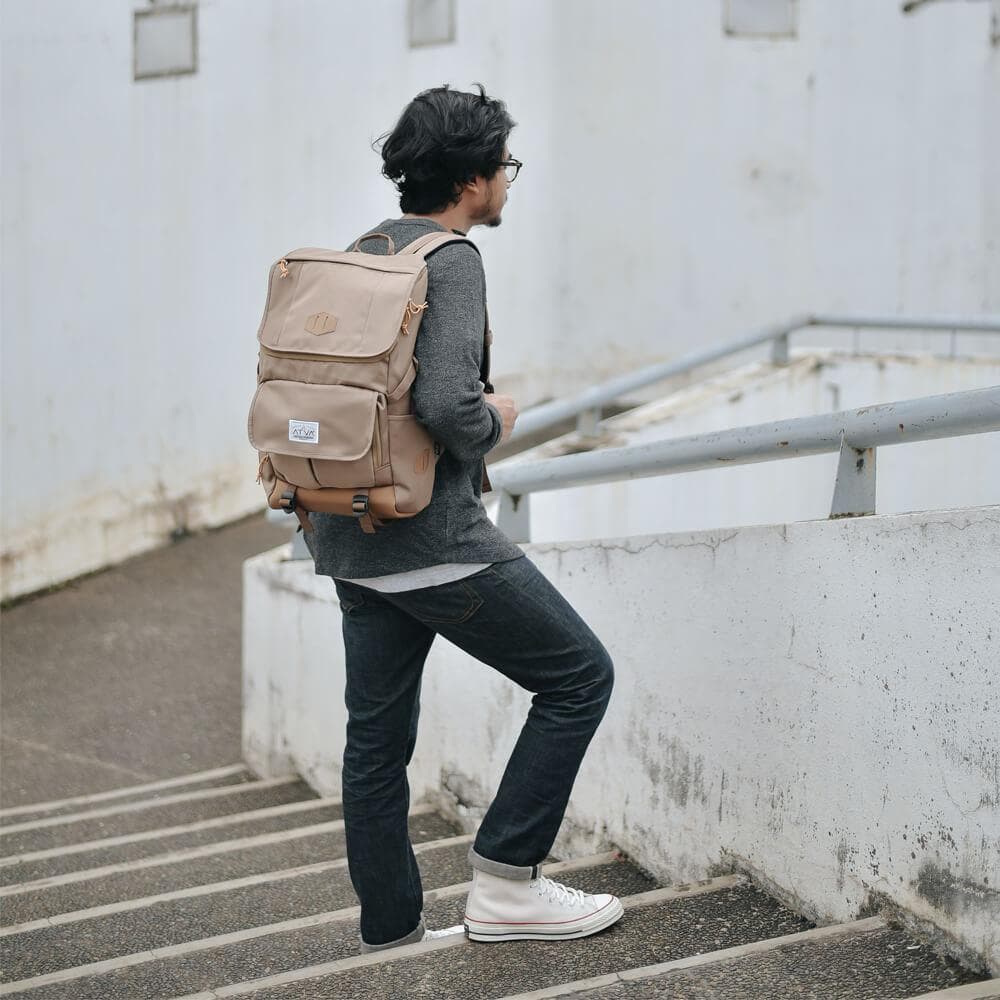 Tas Ransel / Tas Kerja Pria USB Connector - AGLRD 03